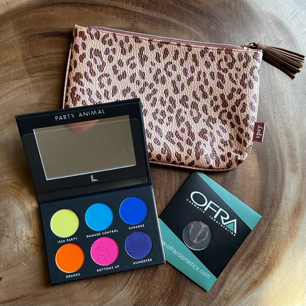 Party Animal Palette Bundle plus Bonus Makeup Bag